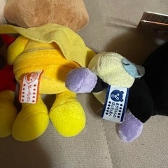 ぷりちぃビーンズ　アンパンマンぬいぐるみ　4点セットの画像