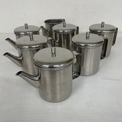ステンレスポット ウォーターポット 卓上ポット 店舗 厨房 18-14MO 7個セット ステンレスポット ウォーターポット 卓上ポット 店舗 厨房 18-14MO 7個