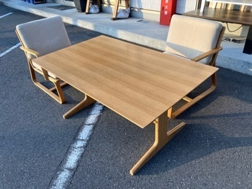 【引取】無印良品 ダイニングテーブル ダイニングチェア セット 説明書付き