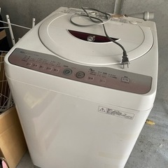値下げしました！SHARP 洗濯機 6.0キロ 一人暮らしなどに