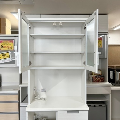 超美品‼️】定価41,040円♪ ニトリ 80cm幅キッチンボード(ダリア