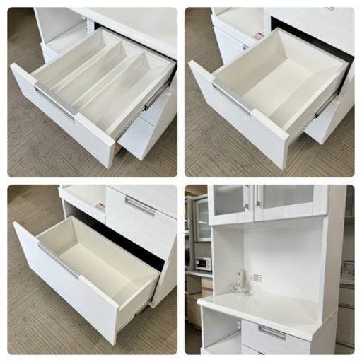 美品⭐︎ ニトリ　ダリア　キッチンボード　幅80cm NITORI ニトリ 2枚扉キッチンボード ダリア80KB 幅80cm 販売中！ 愛品