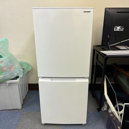 【稼動品】SHARP シャープ ノンフロン冷凍冷蔵庫 SJ-D15HJ-W ホワイト 2022年製 152L 中古