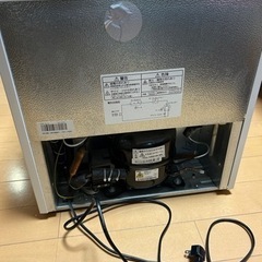 ヤマダ　ノンフロン冷蔵庫45リットル2017年製の画像