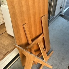 【引取】無印良品 ダイニングテーブル ダイニングチェア セット 説明書付き