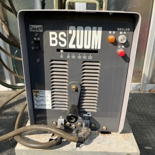 k315603 DAIHENダイヘン アーク溶接機BS200M 1997年製 台付き 動作未確認 引取り歓迎 宮城県 家財便 現状品 