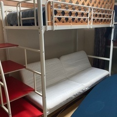 家具 ベッド 二段ベッドの画像