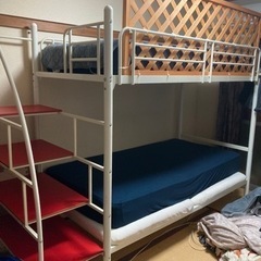家具 ベッド 二段ベッドの画像