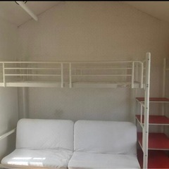 家具 ベッド 二段ベッドの画像