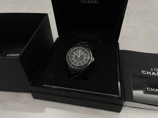 美品　CHANEL シャネル　j12 マットブラック　腕時計