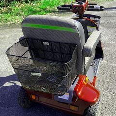値下げ、シニアカー／セニアカー、 電動車椅子、即使用可能 、バッテリー新品交換済、即使用可能 、前後バスケット付の画像