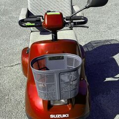 値下げ、シニアカー／セニアカー、 電動車椅子、即使用可能 、バッテリー新品交換済、即使用可能 、前後バスケット付の画像