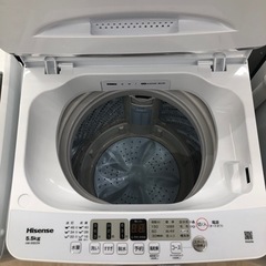 安心の1年保証つき】Hisense 5.5kg 全自動洗濯機のご紹介