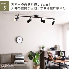 (値下げしました)ダクトレール ライティングレール 1.5m照明 工事不要 観葉植物吊り下げ おまけ付きの画像