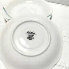 ナルミ花柄ソーサー２枚生活雑貨 食器 プレートの画像