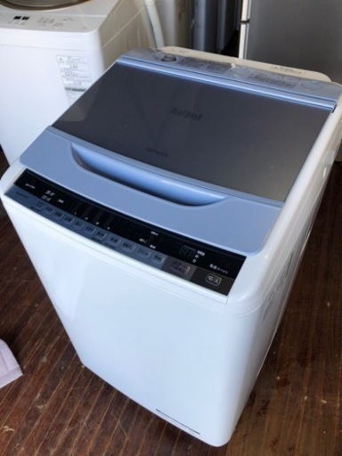 北九州市内保証無料　保証付き　日立 HITACHI BW-V70A A [ビートウォッシュ 全自動洗濯機 （7kg） ブルー]