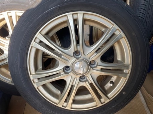 軽自動車用夏タイヤ４本タイヤアルミセット