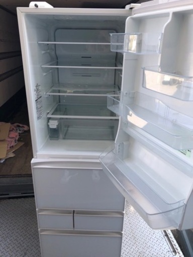 北九州市内配送無料　保証付き　東芝 TOSHIBA GR-H43GXV(ZW) [XVシリーズ 冷凍冷蔵庫 （426L・右開き） 5ド