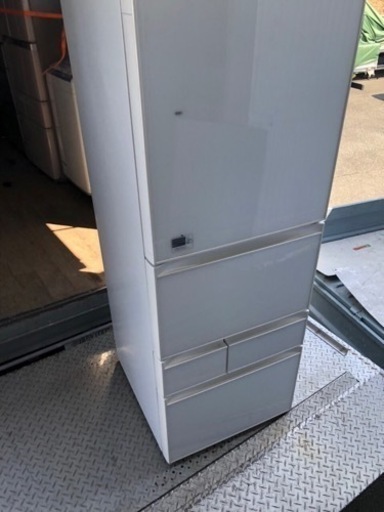 北九州市内配送無料　保証付き　東芝 TOSHIBA GR-H43GXV(ZW) [XVシリーズ 冷凍冷蔵庫 （426L・右開き） 5ド