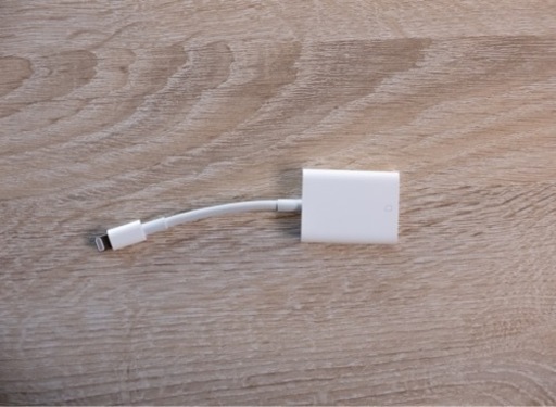 【Apple純正】Lightning - SDカードカメラリーダー