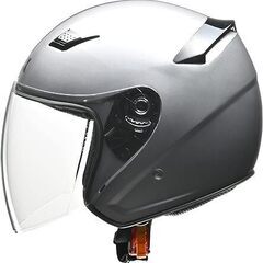 🍀【新品・未使用品】バイクヘルメット ジェット[リード工業] STRAX シルバー - LL 「管理No2」の画像