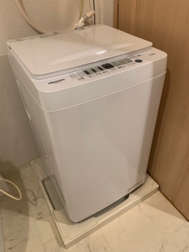 【決まりましたので受付完了します】全自動洗濯機　Hisense  HW-T45F  4.5kg
