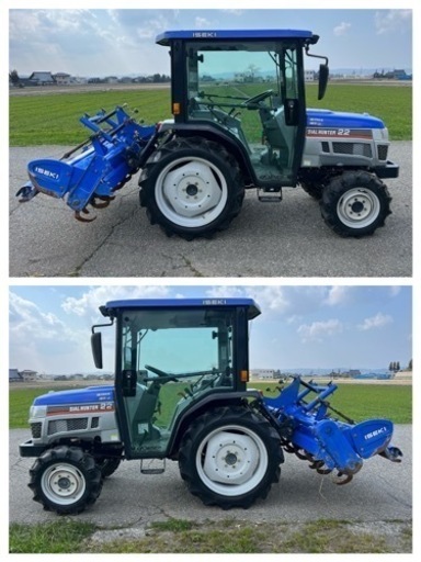 ■イセキトラクター TH22-QCY 22馬力　エアコンキャビン　使用時間：586ｈ