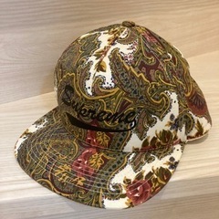 supreme  ペイズリー柄キャップ