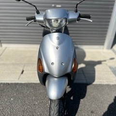 スズキ レッツ4 CA45A 4スト FI インジェクション　バッテリーヘッドライト球 新品　書類　鍵あり　エンジン始動参考動画あり　奈良県　広陵町の画像