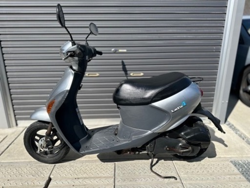 スズキ レッツ4 CA45A 4スト FI インジェクション　バッテリーヘッドライト球 新品　書類　鍵あり　エンジン始動参考動画あり　奈良県　広陵町