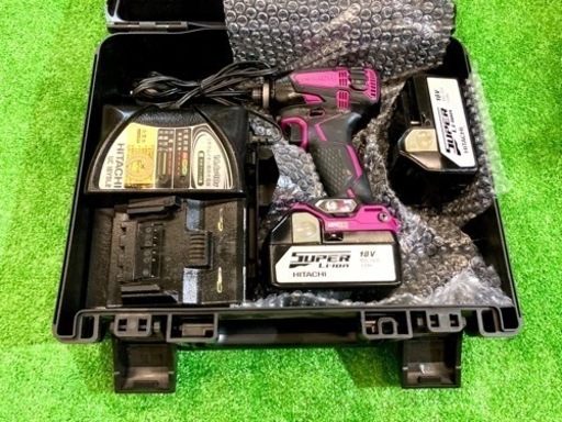 ♦️美品♦️HITACHI/日立 インパクトドライバーセット コードレス 18V WH18DDL2★動作確認済★検索用 マキタ ハイコーキ