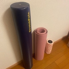 ストレッチポール  筋膜リリースローラー  ヨガマット の画像