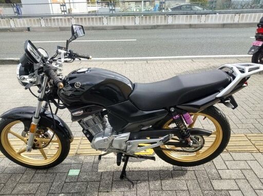 ヤマハ　ＹＢＲ１２５　ハンドル・マフラー・Ｒサス・ＬＥＤカスタム・４サイクルミッション車 YBR125 専用 フルエキゾーストマフラー キャブ車 FI車兼用 選べる