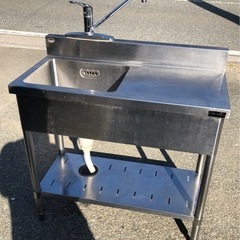 ⭐︎中古品　マルゼン　水切り1槽シンク　900×450×800m...