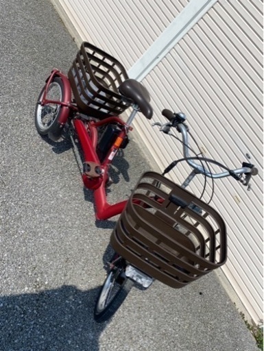 引き取り限定 美品　RAKUTTO ブリジストン 電動三輪車