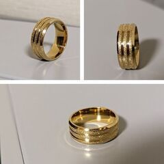 メンズゴールドリング（新品）19号の画像