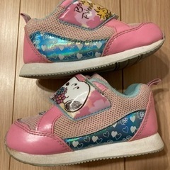 子供用スニーカー 16cm スヌーピーの画像
