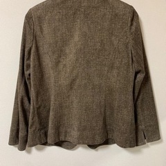 【FROHLICH】茶　秋冬用　スカート　セットアップ　M服/ファッション スーツ レディースの画像
