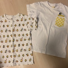 【値下げ】ミニオンズTシャツ 9-10サイズ(140)&150cm