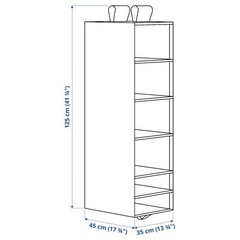 IKEA SKUBBシリーズ3点シャツホルダーの画像