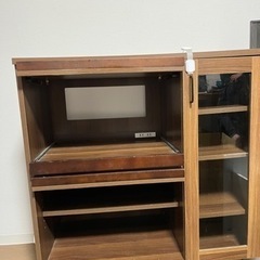 レンジカウンター家具 収納家具 棚、シェルフの画像