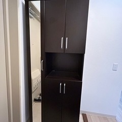 靴箱　ミラー付き