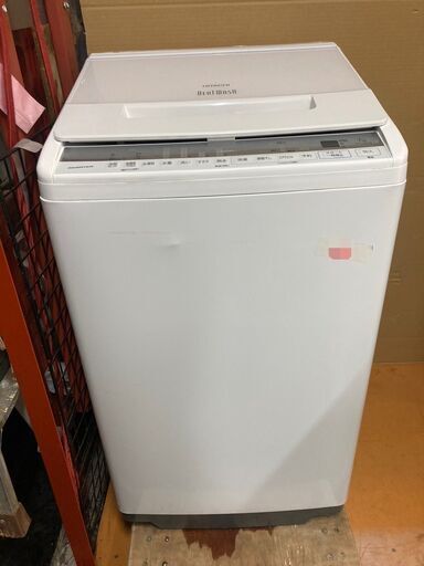 ☆中古￥17,800！HITACHI　7.0kg洗濯機　家電　2020年製　BW-V70FE8型　幅58㎝ｘ奥行59㎝ｘ高さ98㎝　【BC102】