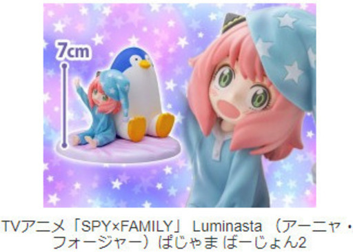 ＴＶアニメ「ＳＰＹ×ＦＡＭＩＬＹ」　Ｌｕｍｉｎａｓｔａ　（アーニャ・フォージャー）ぱじゃま　ばーじょん２