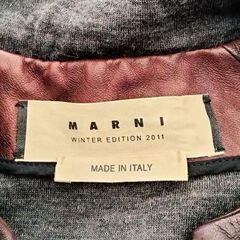 MARNI ラムレザーコートの画像