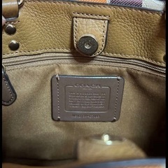 coachテンプシートミニショルダーバッグ財布付きの画像