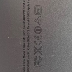 【取引中】MacBook Air　ジャンクの画像