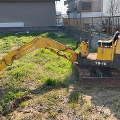 ヤンマーYB10  1.5tミニユンボ　鉄キャタの画像