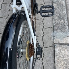 受付中断　折りたたみ自転車の画像