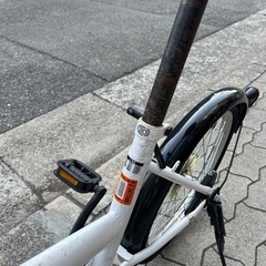 受付中断　折りたたみ自転車の画像